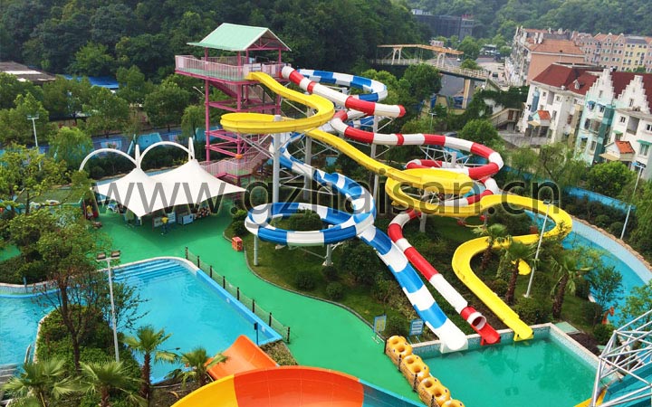 水主題公園項(xiàng)目旅游規(guī)劃設(shè)計(jì)公司:浙江杭州浪浪浪水公園螺旋滑道